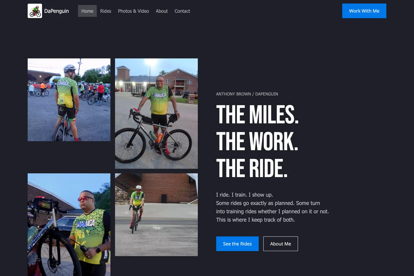 DaPenguin Cycling homepage